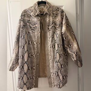 Women's Snakeskin Jacket